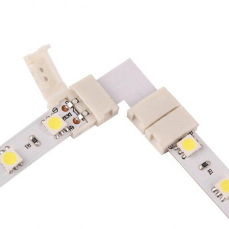 Eko-Light Złączka LED RGB 10mm. Łącznik z jedej strony. EKPZ723