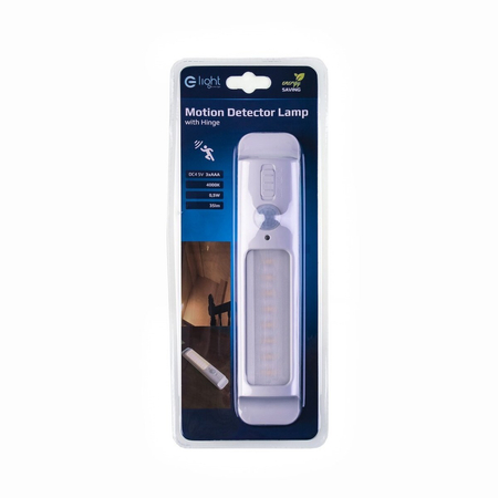 Eko-Light LAMPKA DO SZAFKI Z CZUJKA RUCHU I WIESZAKIEM 4000K EKB6639 BIAŁY