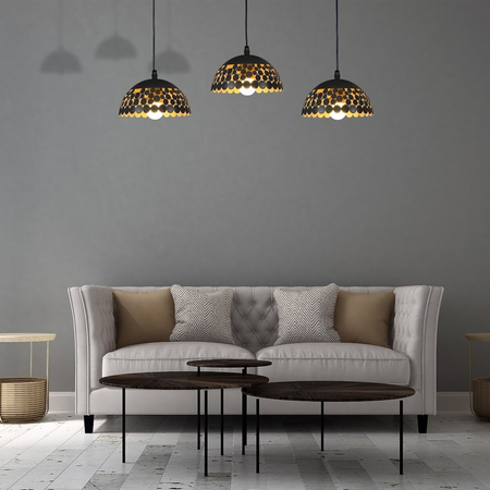 Milagro Lampa wisząca LISA BLACK 3xE27 ML6136 CZARNY