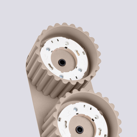 Sollux Lighting Plafon AURA 2 taupe Gx53 SL.1818