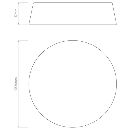 Lampa sufitowa Astro Fife 530 1471001 Biały