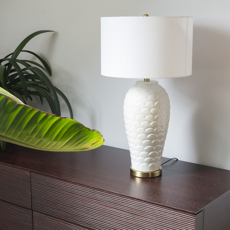 Cosmo Light Lampa stołowa MURCIA T01033BR-WH