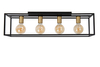 Lampa sufitowa Lucide RUBEN 00124/04/30 czarny