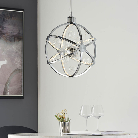 Endon Lighting Lampa wisząca MUNI-CH-S chrom