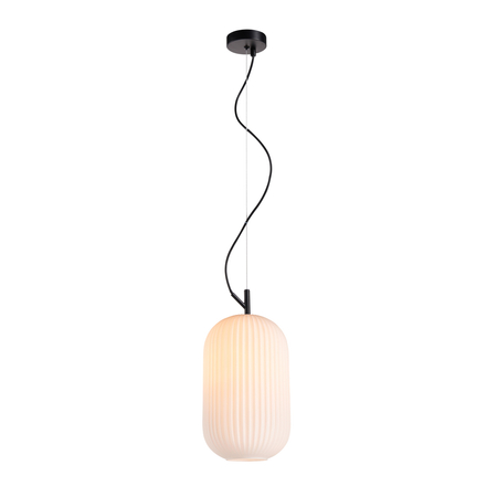 Lampa wisząca Italux Rues PND-64536C-M-BL-OPA Czarny mat