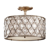 Lampa sufitowa Elstead Lighting Lucia srebrny FE-LUCIA-SF