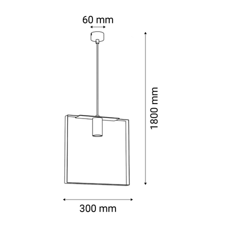 Lampa wisząca ORTIGA 5 300mm Shilo 5154