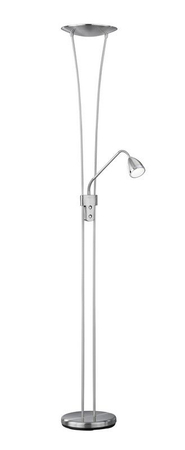 Lampa podłogowa Trio 426410207 srebrny