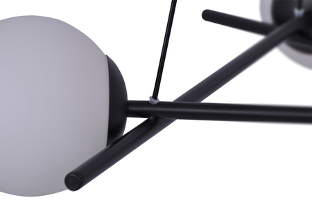 Lampa wisząca ARTON Kaja K-4966 biały/czarny