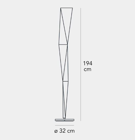 Lampa podłogowa LED Fontana Arte F553130200NEWL Vertigo