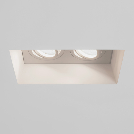 Spot Astro Blanco Twin Adjustable 1253006 Gips