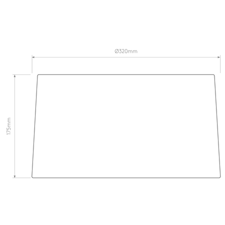 Klosz/Abażur Astro Tapered 320 Pendant 5013020 Biały