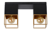 Lampa sufitowa Lucide RIXT 21120/02/30 czarny/złoty