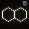 Lampa LED Hexagon Blaupunkt 79W geometryczny panel sufitowy led 4000K CRI90 w kształcie plastra miodu