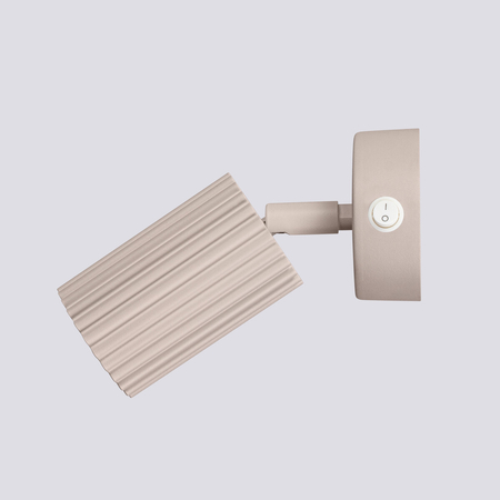 Sollux Lighting Kinkiet KARBON taupe z włącznikiem SL.1762