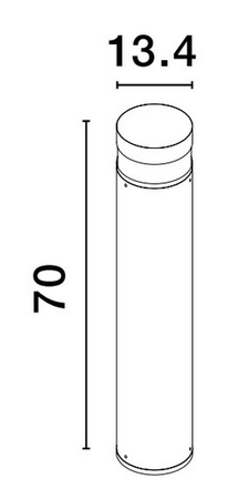 Lampa zewnętrzna Luces Exclusivas ACATIC - czarny LE73509