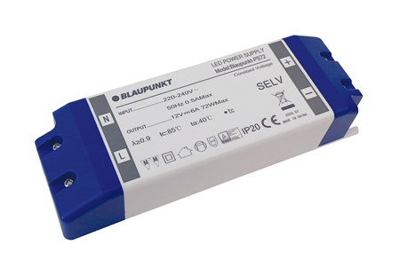 Zasilacz LED Blaupunkt 12V 72W do taśm