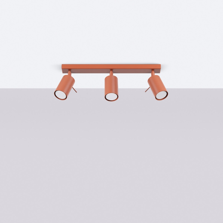 Sollux Lighting Plafon RING 3L ochra czerwona SL.1508