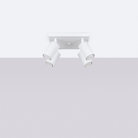 Sollux Lighting Plafon KARBON 4 biały SL.1545