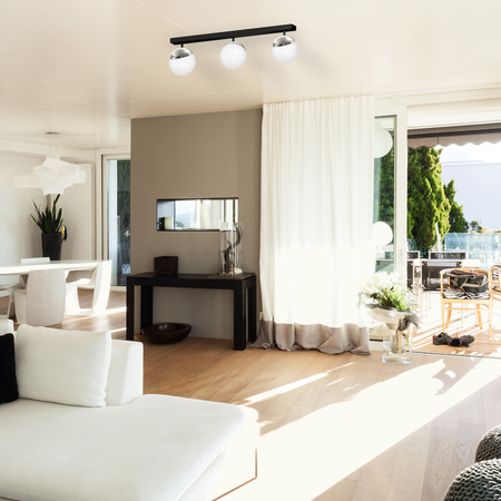 Milagro Lampa sufitowa SFERA BLACK/CHROME 3xE14 MLP8873 CHROM