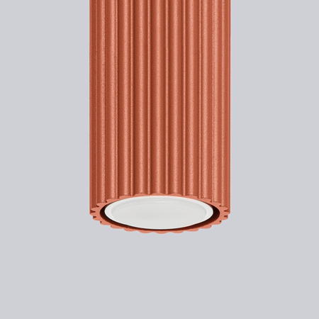 Sollux Lighting Plafon KARBON 60 ochra czerwona SL.1629