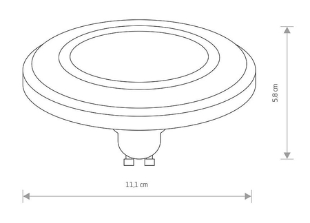 Żarówka LED GU10 DIFFUSER 4000K 9211 Nowodvorski Lighting