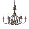 Żyrandol Elstead Lighting Windermere brąz WM6