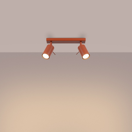 Sollux Lighting Plafon RING 2 ochra czerwona SL.1507