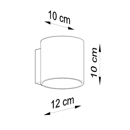 Sollux Lighting Kinkiet ORBIS naturalne drewno SL.0490