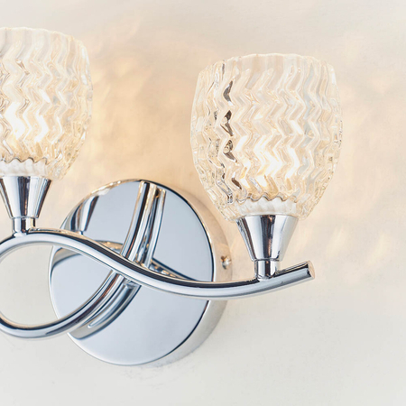 Kinkiet Endon Lighting Boyer BOYER-2WBCH-L chrom