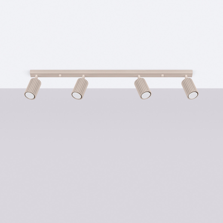 Sollux Lighting Plafon KARBON 4L taupe SL.1765