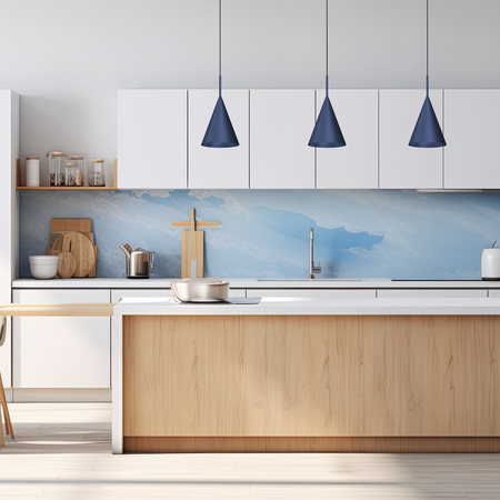 Milagro Lampa wisząca CAPITAL NAVY BLUE Ø17cm 1xGX53 MLP0968 GRANATOWY