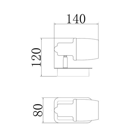Kinkiet Zuma Line CK180610-1 Poso