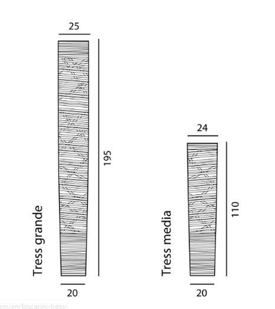 Lampa podłogowa Foscarini 182004-10 Tress media