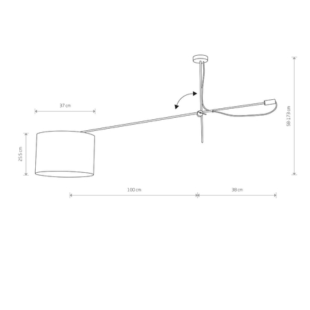 Lampa wisząca Nowodvorski 6641 VIPER BLACK