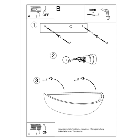 Sollux Lighting Kinkiet ceramiczny OSKAR SL.0160