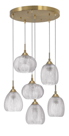 Lampa wisząca Luces Exclusivas ALCALA LE41855 złoty