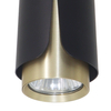 Milagro FLOWER BLACK GOLD DOWNLIGHT 1xGU10 ML0262 CZARNY + ZŁOTY