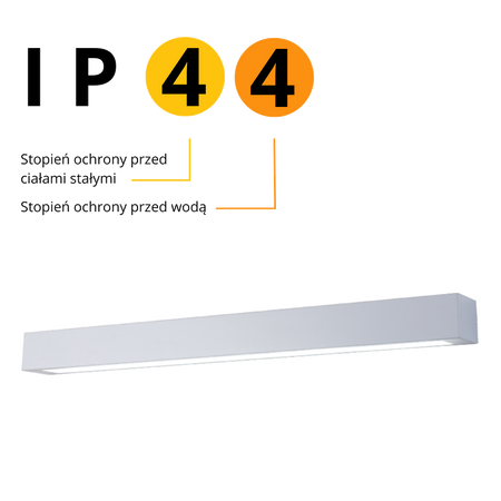 Lampa sufitowa Ibros XL CCT 1xLED biała IP44 LP-7001/1C WH 120 36 CCT