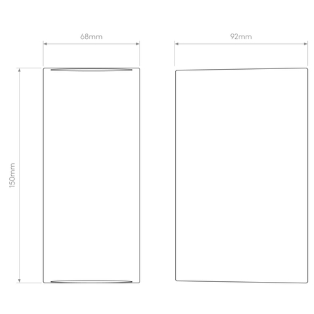 Kinkiet zewnętrzny Astro Chios 150 1310004 Czarny z Teksturą