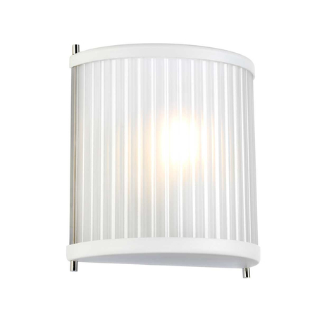 Kinkiet Elstead Lighting Corona biały/szary DL-CORONA1-WPN