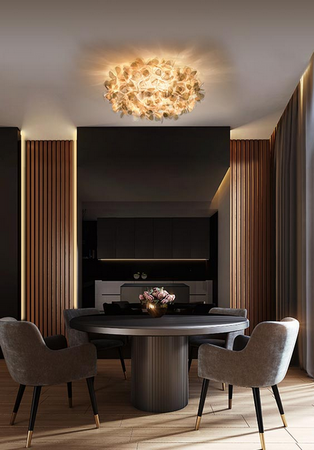 Lampa sufitowa Slamp CLIZIA - MAMA NON MAMA GOLD L CLICL00GNM00000000EU złoty