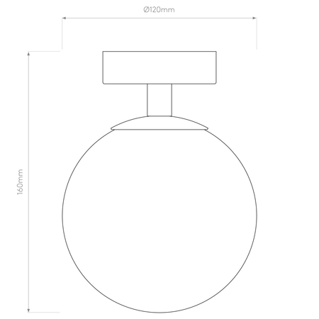 Lampa sufitowa Astro Denver 1038001 Polerowany Chrom