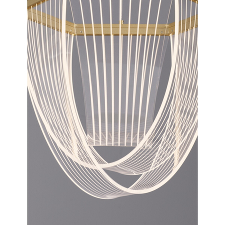 Lampa wisząca Luces Exclusivas ZARLINO LE45391 złoty i odcienie złota