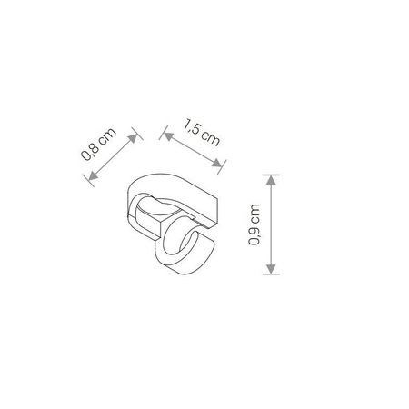 Element montażowy Nowodvorski Cameleon Mounting B WH 8394 Fixing