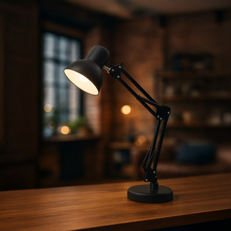 Milagro Lampka biurkowa NEXA Black 1xE27 ML1638 CZARNY