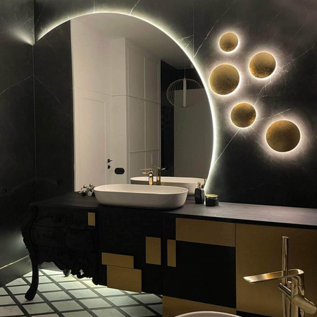 Light Prestige Plafon Platillo 26 cm czarny LED CCT LP-8102/1C-18W BK CCT