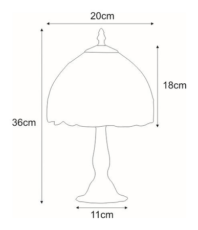 Lampa stołowa TECO Kaja K-G08529