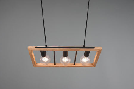 Lampa wisząca Trio 313800332 drewniany