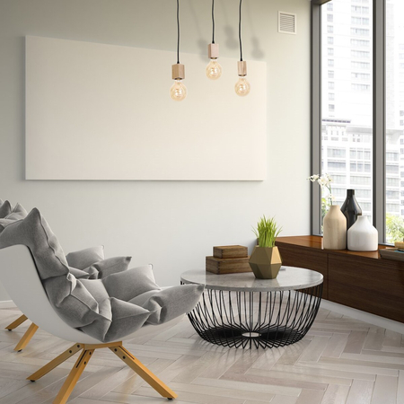 Milagro Lampa Wisząca JACK 3xE27 MLP582 Naturalne drewno